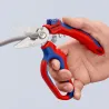 Tijeras de electricista acodadas Knipex