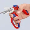 Tijeras de electricista acodadas Knipex