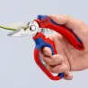 Tijeras de electricista acodadas Knipex