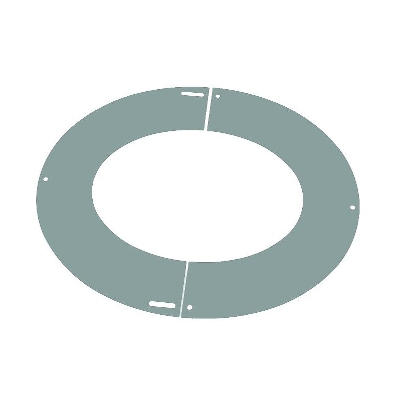 Embellecedor de pared circular 45º para chimenea de doble pared PLDP45  Bofill