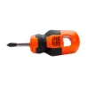 Destornillador Phillips Stubby BahcoFit con mango carrocero