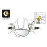 Pantalla de protección para casco VIZIR de Petzl