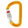 Mosquetón asimétrico ultraligero Sm'D SCREW-LOCK de Petzl