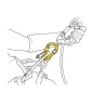 Polea mosquetón ROLLCLIP Z TRIACT-LOCK de Petzl