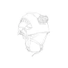 Pletina para fijación de linterna frontal a casco Slot Adapt de Petzl