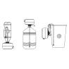 Kit de riego automático con bomba programable Aqua Control