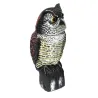 Búho espantapájaros con cabeza giratoria