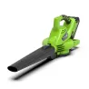 Soplador a batería Greenworks GD40BV 40W