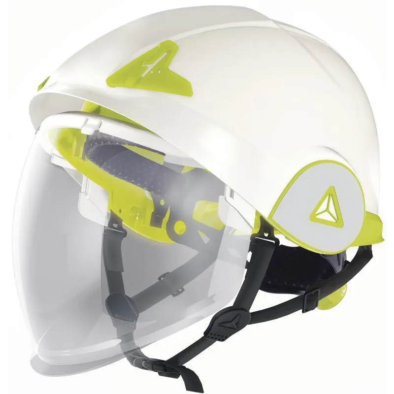 Casco Onyx2 con visera retráctil. Tienda de cascos de obra Delta Plus