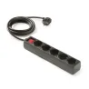 Base múltiple de 5 tomas con interruptor y cable de 1,5 m.