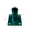 Base para Poste Redondo de  Ø 48 mm Color Verde