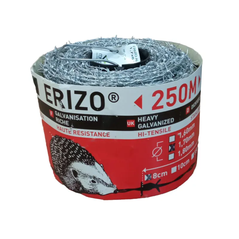 Alambre Espino Reforzado Galvanizado 250 metros 2,2 mm