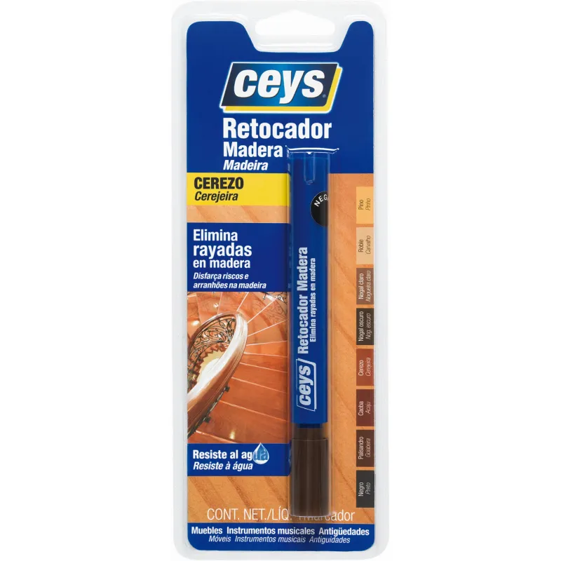 Rotulador retocador de madera