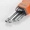 Juego de 9 llaves Torx en soporte de plástico HR Alyco