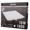 Downlight LED cuadrado plano Matel