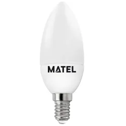 Lámpara LED vela E14 Matel