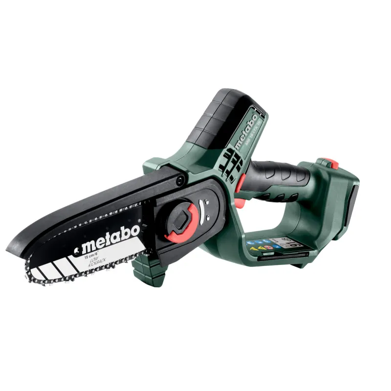 Sierra para madera Metabo MS 18 LTX 15. Venta de sierras para poda.