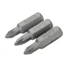 Blíster de 3 puntas Pozidriv de 1/4'' Bahco