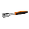 Llave carraca de cabeza tipo pera reversible de 1/4" Bahco 6950QR