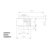 Bisagra regulable con rodamiento parte superior Modelo 1661 de Estebro