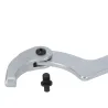 Llave de gancho articulada