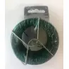 Alambre plastificado verde. Rollo de 50 m.