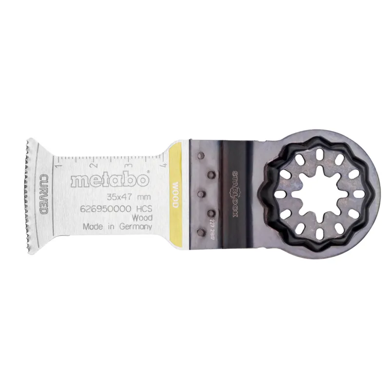 Hoja de sierra oscilante para madera HCS Starlock de Metabo