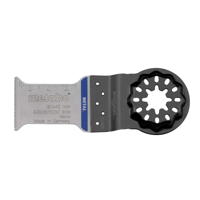 Hoja de sierra oscilante para metal BiM 30 mm. Starlock de Metabo.
