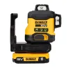 Nivel láser autonivelante VERDE de 3 líneas 360° Dewalt DCLE34031D1-QW