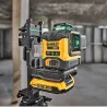 Nivel láser autonivelante VERDE de 3 líneas 360° Dewalt DCLE34031D1-QW