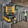 Nivel láser autonivelante VERDE de 3 líneas 360° Dewalt DCLE34031D1-QW