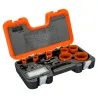 Juego de coronas de sierra bimetal Sandflex de Bahco de 10 piezas 3834-73-22/68