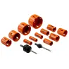 Juego de coronas bi-metal Sandflex de Bahco de 14 piezas 3834-PROMO-122-76