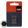 Blíster de 3 puntas hexgonales de 1/4'' Bahco