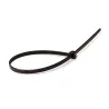 Brida de nylon negra. Bolsa de 100 unidades.