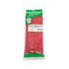 Brida de nylon roja. Bolsa de 100 unidades.
