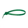 Brida de nylon verde. Bolsa de 100 unidades.