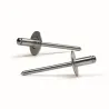 Remache estándar aluminio/acero cabeza ancha de 12 mm. Bralo Ecoblíster
