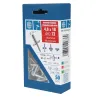 Remache estándar aluminio/acero cabeza ancha de 12 mm. Bralo Ecoblíster