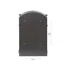 Buzón exterior de aluminio con escudo Residencia Arregui
