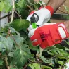 Guante de flor piel con tira adhesiva en el puño 81RV