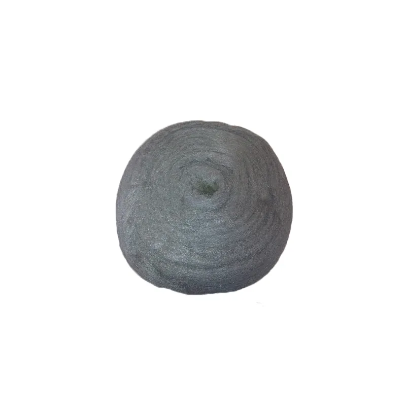 Bobina de 2,5 kg de lana de acero media