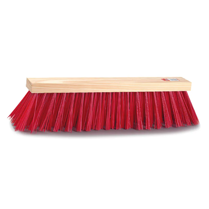 Cepillo de barrendero Plastik rojo Vikinga 16003