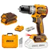 Pack de Taladro más amoladora con baterías y accesorios Ingco