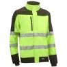 Cazadora cortavientos Alta Visibilidad en softshell HVS9910B Fragata