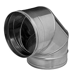 Codo para tubo de estufa de 87º