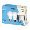 Pack 2 + 1 Bombillas LED estándar A6 de Garza