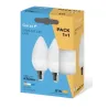 Pack 1 + 1 bombillas LED vela C37 de Garza