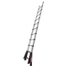 Escalera profesional telescópica de 1 tramo Telesteps Prime Line 3,5 metros con estabilizadores de Svelt