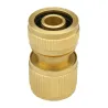 Conector rápido de latón para manguera de 19 mm.